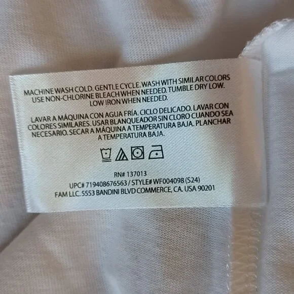 NEW! WILDFOX French Martini Ryan Top - White Size XXL - Picture 12 of 12